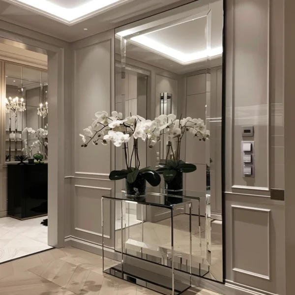 Зеркала в металлической раме. Коллекция Edging