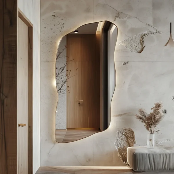 Зеркала в металлической раме. Коллекция Smoothed