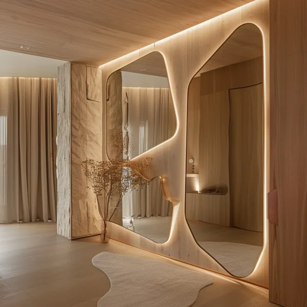 Зеркала в металлической раме. Коллекция Smoothed