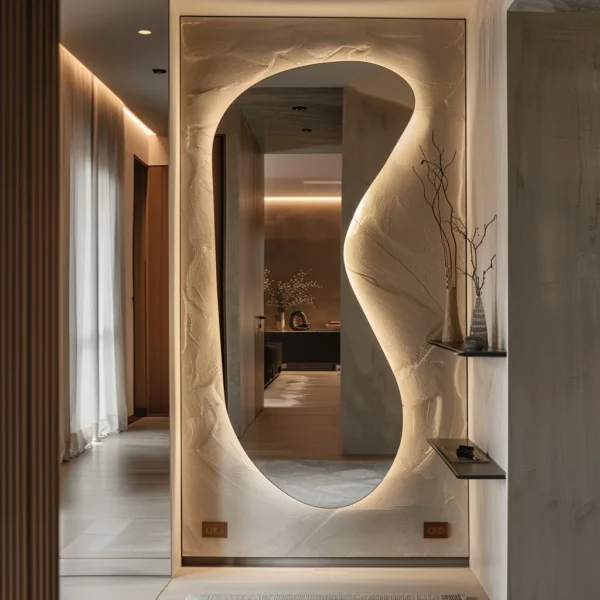 Зеркала в металлической раме. Коллекция Smoothed
