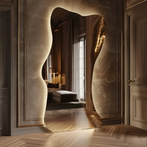Зеркала в металлической раме. Коллекция Smoothed