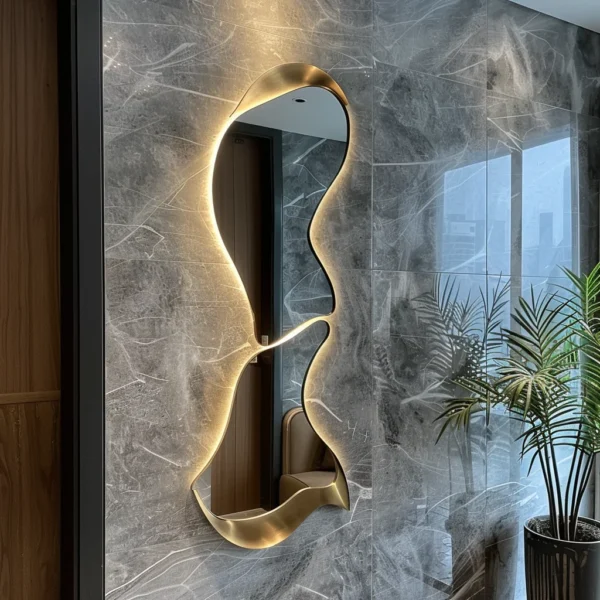 Зеркала в металлической раме. Коллекция Smoothed