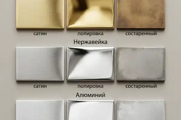 Образец отделки металла